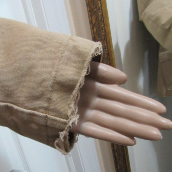 Beige Tan Coat Roxy size Medium - Hood - Picture 10 of 14